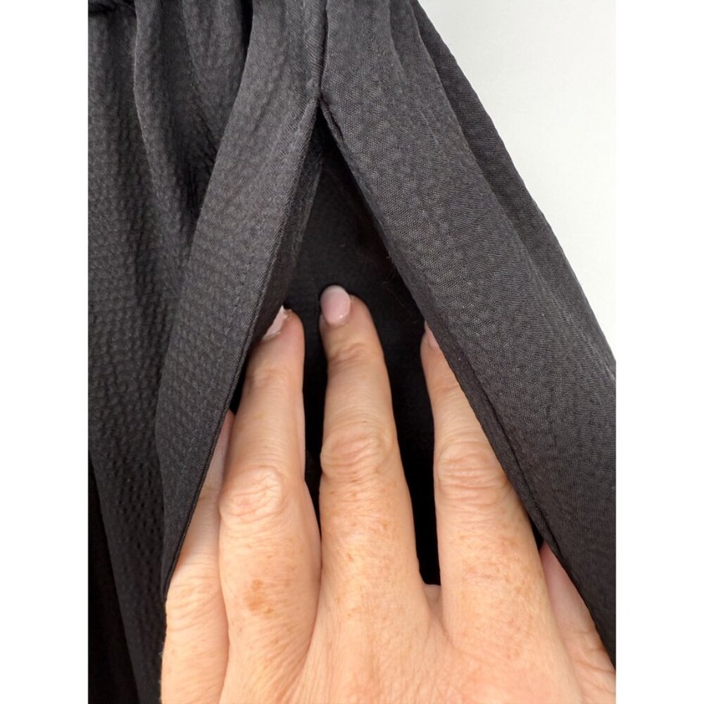Everlane • Black The Satin Pull On Pant L - Picture 4 of 6